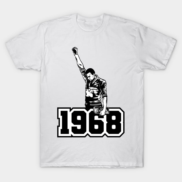 Black Power Salute Olympic 1968 T-Shirt by MimimaStore